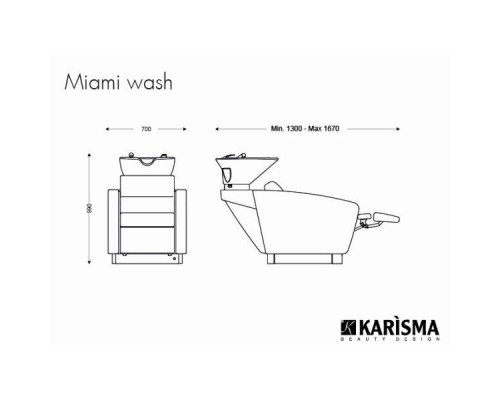 Мойка парикмахерская MIAMI WASH